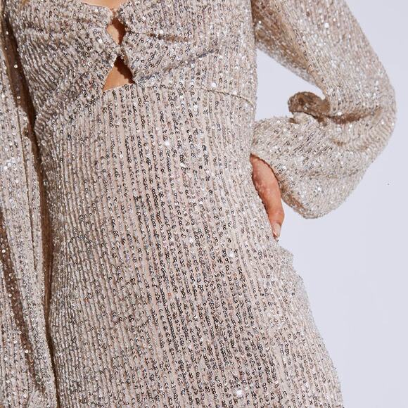 C/MEO Collective Lustre Sequin Mini Dress - Picture 7 of 13